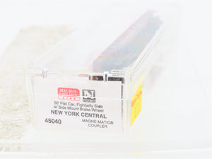 N Scale Micro-Trains MTL 45040 NYC New York Central 50' Flat Car #499853