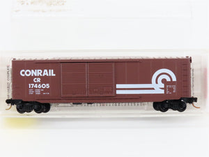 N Scale Micro-Trains MTL 37010 CR Conrail 50' Double Door Box Car #174605