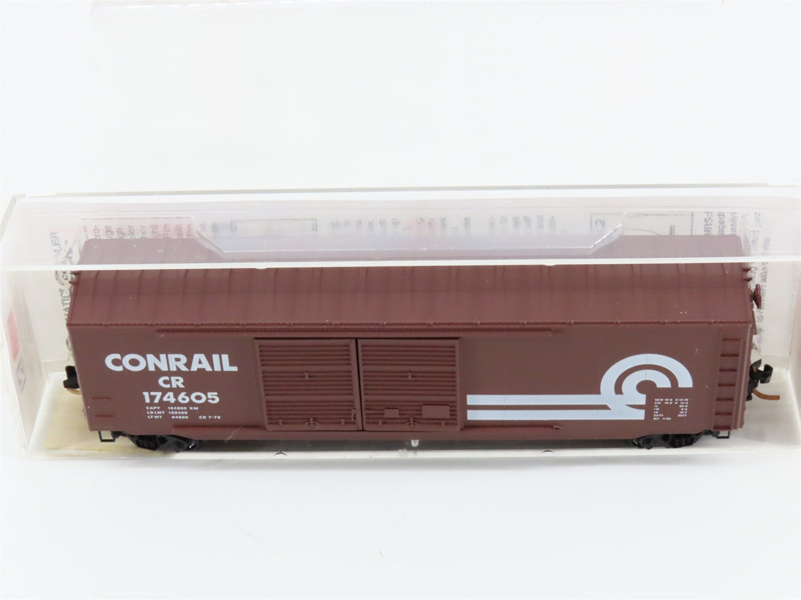 N Scale Micro-Trains MTL 37010 CR Conrail 50' Double Door Box Car #174605