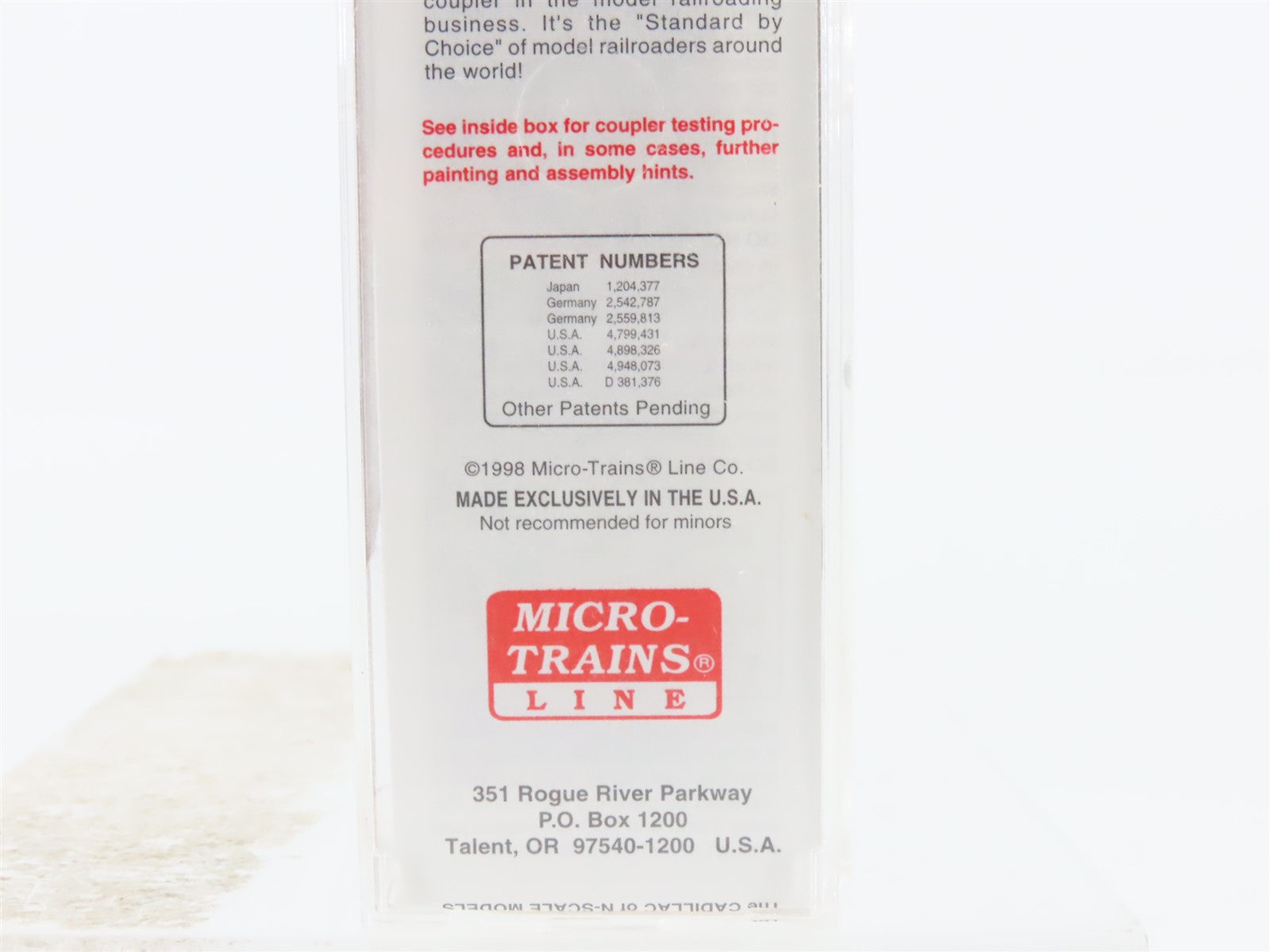 N Scale Micro-Trains MTL 37010 CR Conrail 50' Double Door Box Car #174605