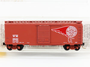 N Scale Micro-Trains MTL 20396 WM Western Maryland Fast Freight 40' Boxcar 29140