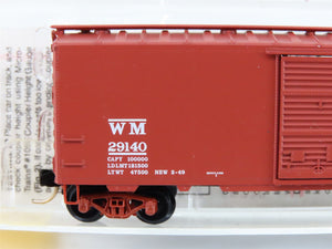 N Scale Micro-Trains MTL 20396 WM Western Maryland Fast Freight 40' Boxcar 29140