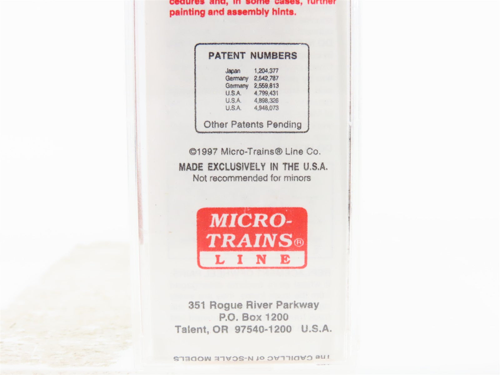 N Scale Micro-Trains MTL 20396 WM Western Maryland Fast Freight 40' Boxcar 29140