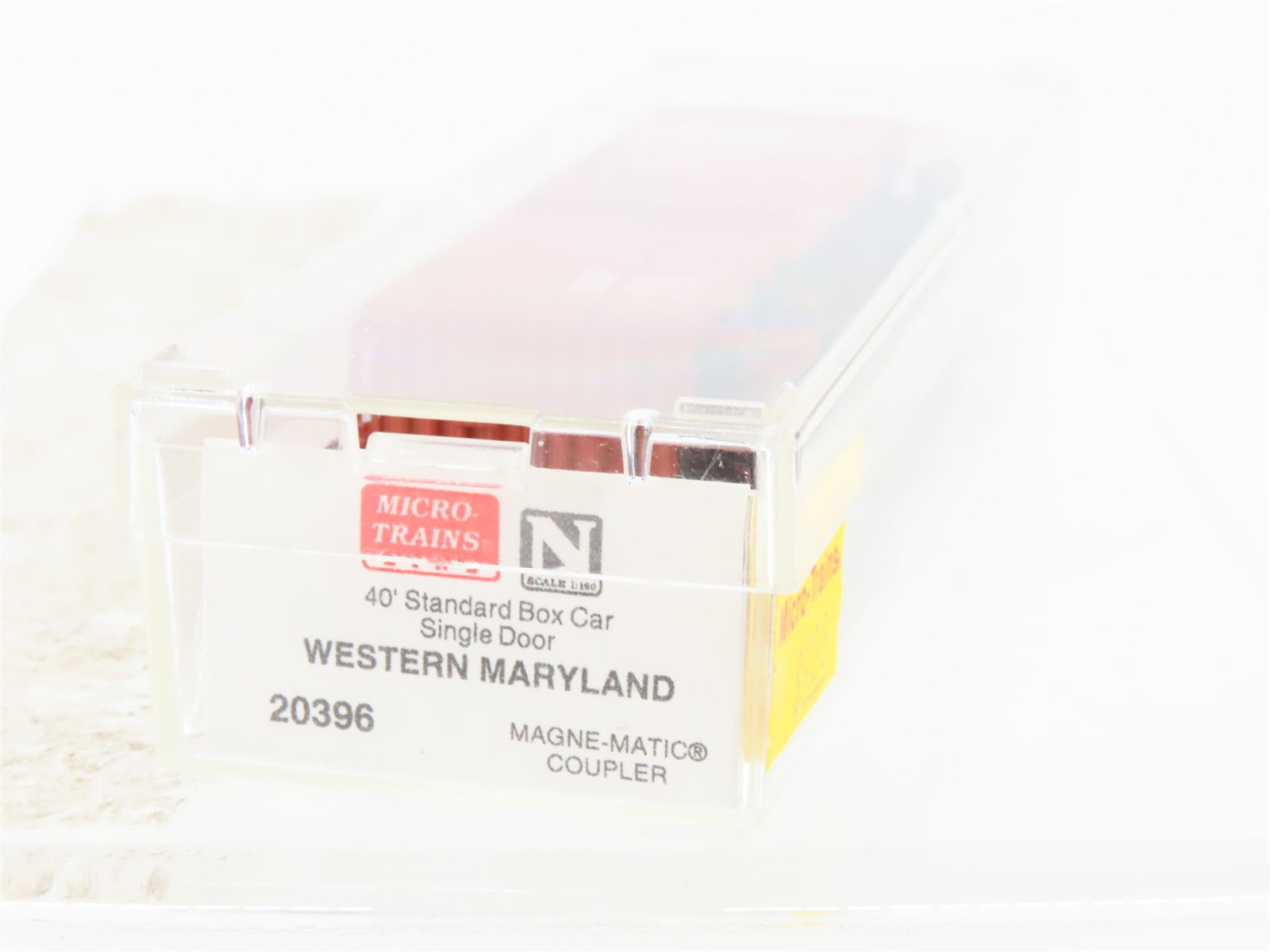 N Scale Micro-Trains MTL 20396 WM Western Maryland Fast Freight 40' Boxcar 29140