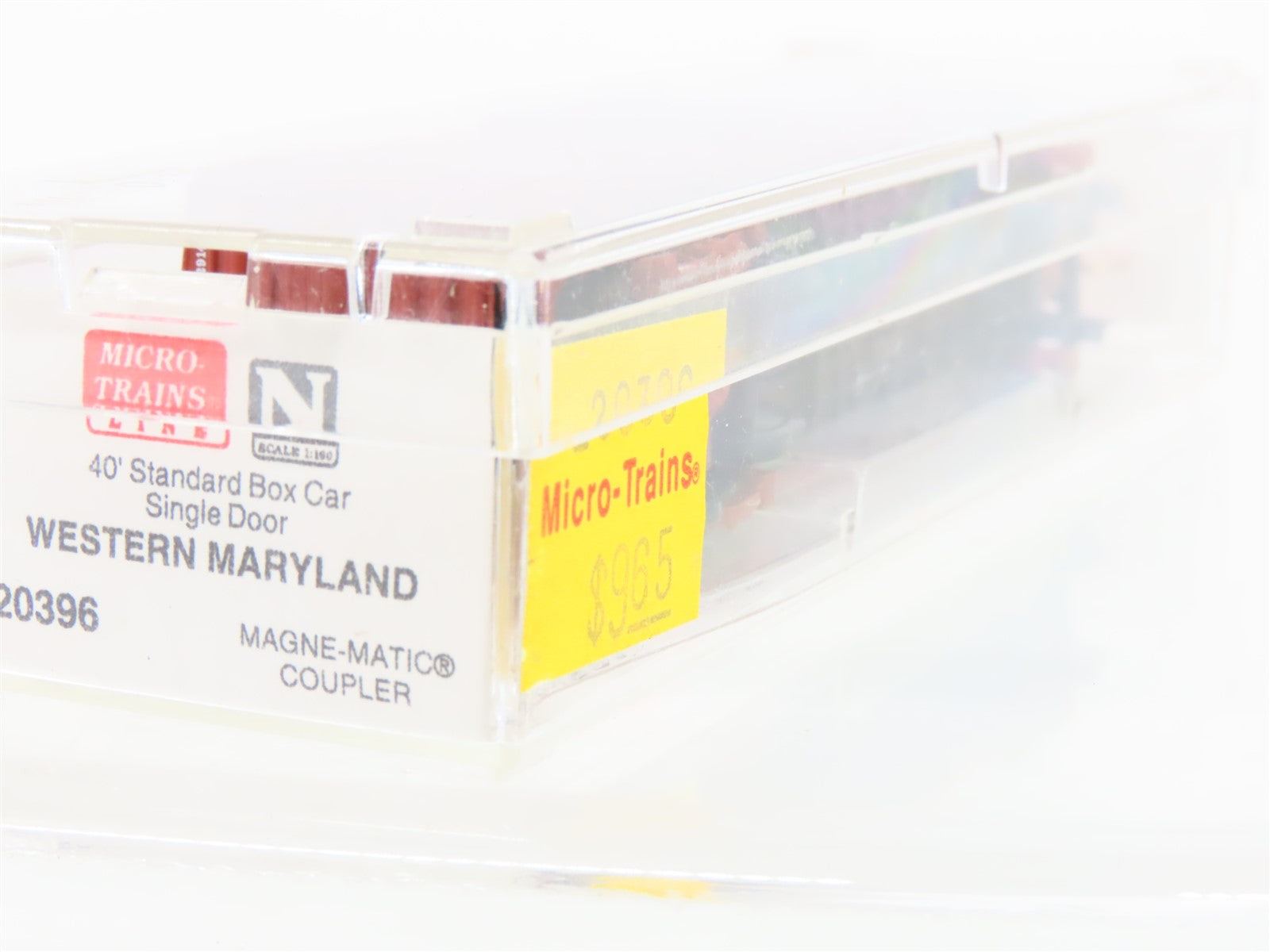 N Scale Micro-Trains MTL 20396 WM Western Maryland Fast Freight 40' Boxcar 29140