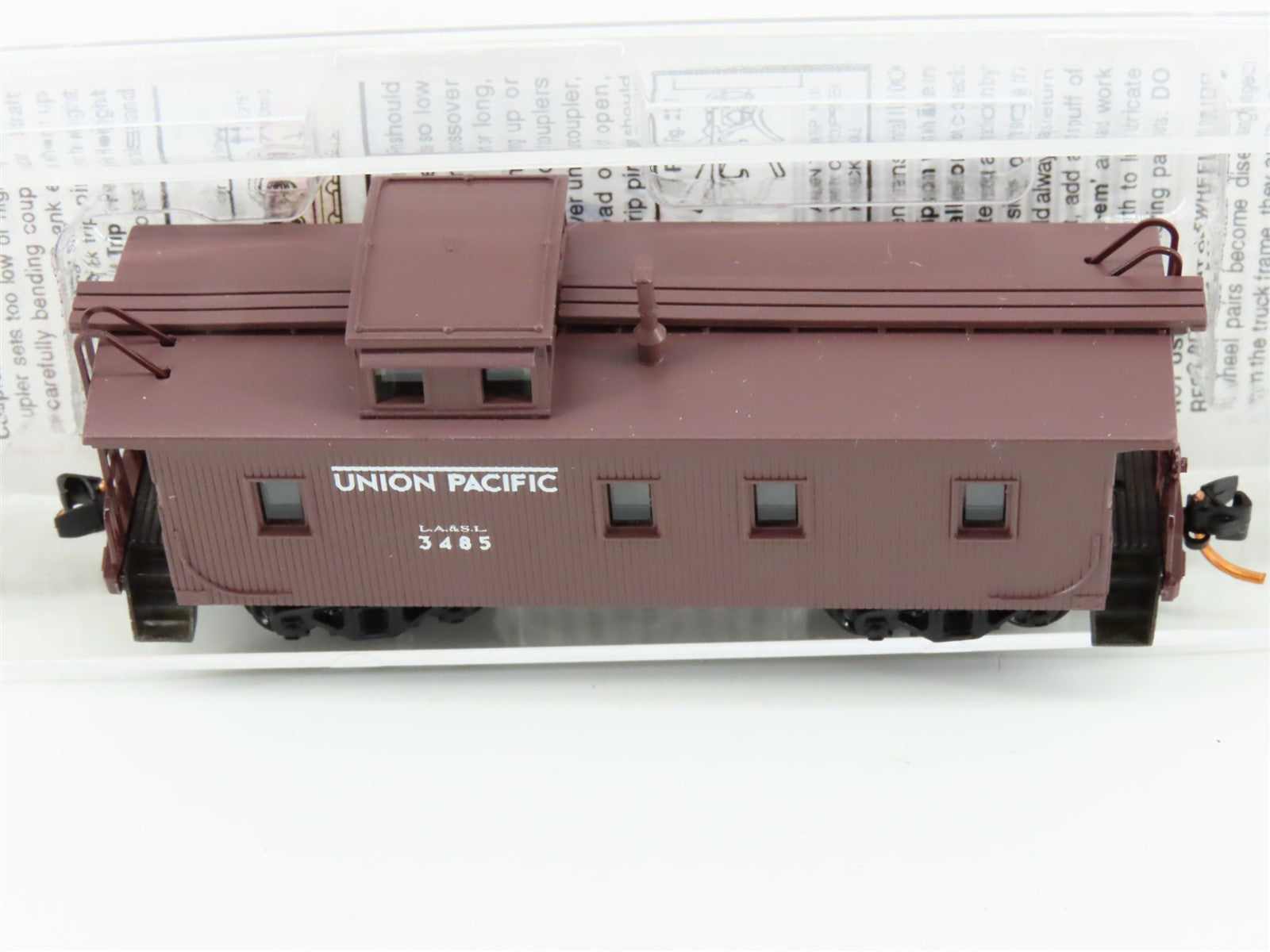 N Scale Micro-Trains MTL 05000010 LA&SL Union Pacific 34' Caboose #3485