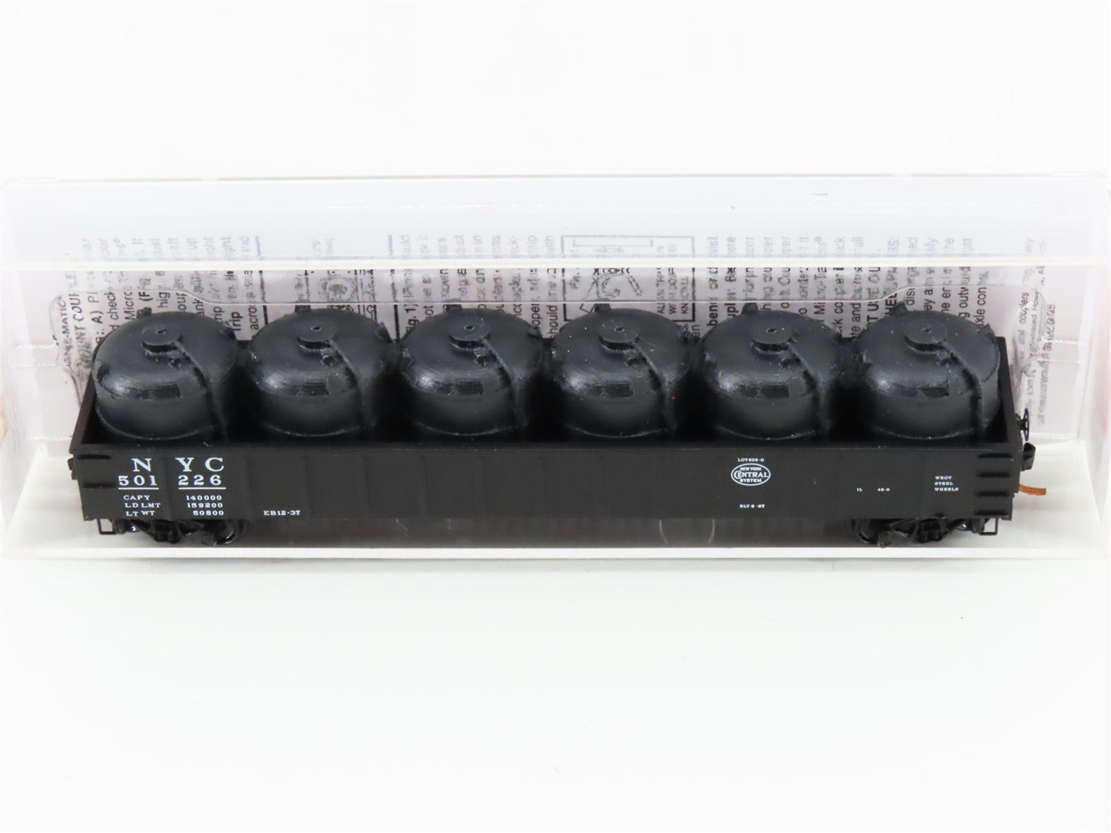 N Micro-Trains MTL 10500722 NYC New York Central 50' Gondola #501226 w/ Load