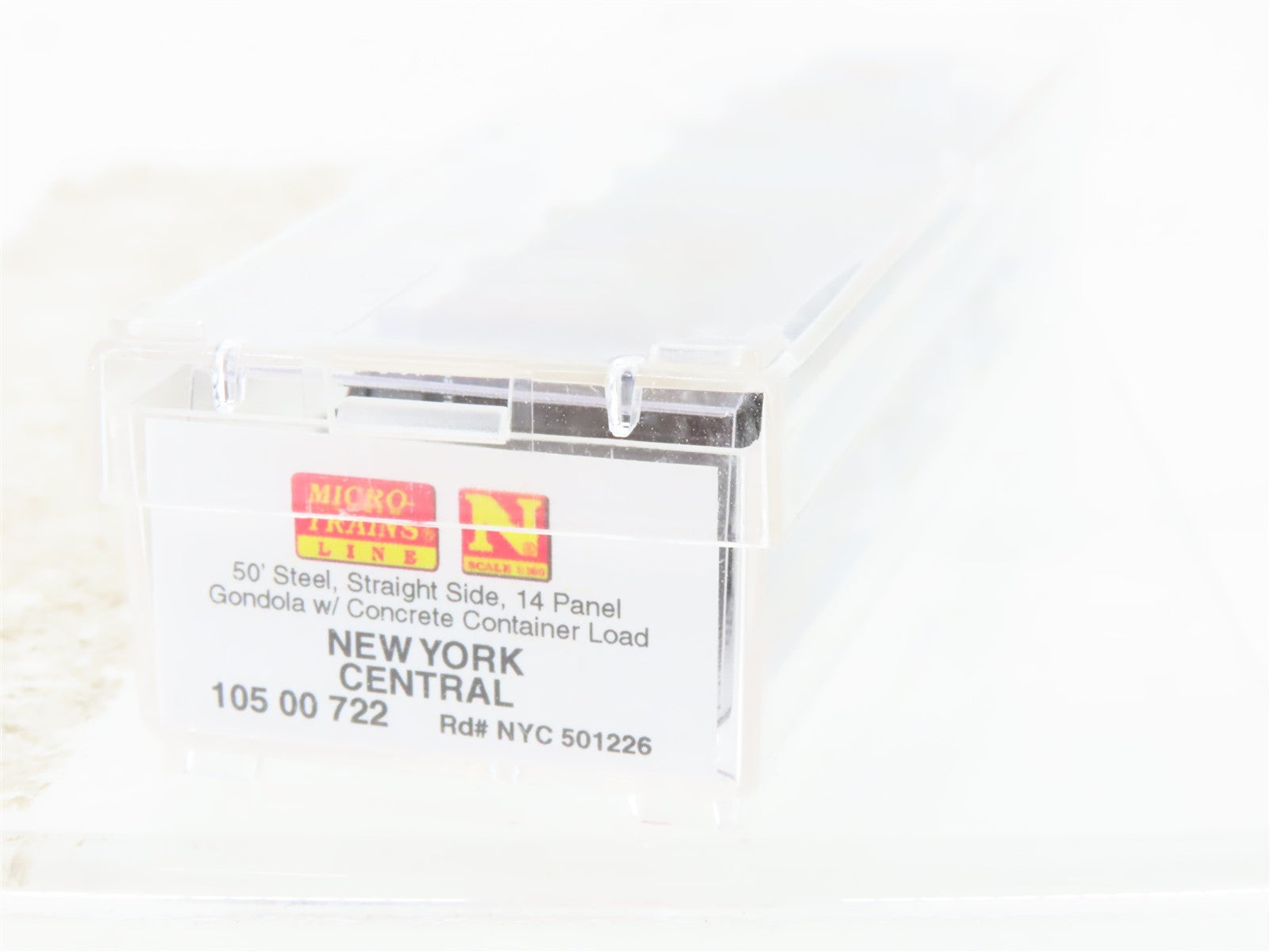 N Micro-Trains MTL 10500722 NYC New York Central 50' Gondola #501226 w/ Load
