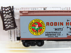 N Scale Micro-Trains MTL 49450 FBX Robin Hood Beer 40' Wood Reefer #5300