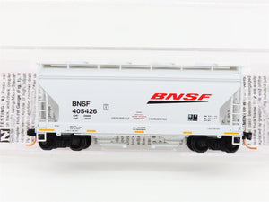 N Scale Micro-Trains MTL 09200281 BNSF Railway 2-Bay Covered Hopper #405426