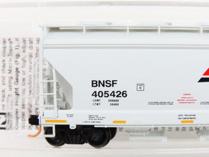 N Scale Micro-Trains MTL 09200281 BNSF Railway 2-Bay Covered Hopper #405426