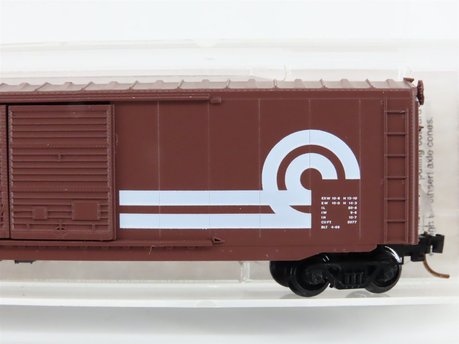 N Scale Micro-Trains MTL 37010 CR Conrail 50' Double Door Box Car #174605