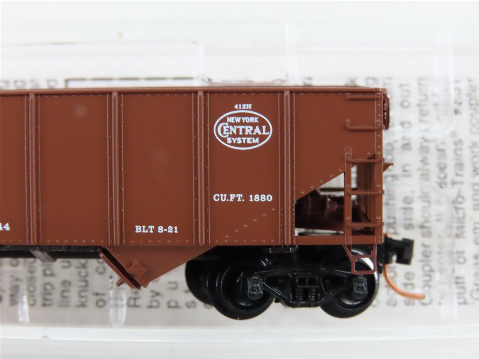 N Scale Micro-Trains MTL 56170 NYC New York Central 2-Bay Open Hopper #838495