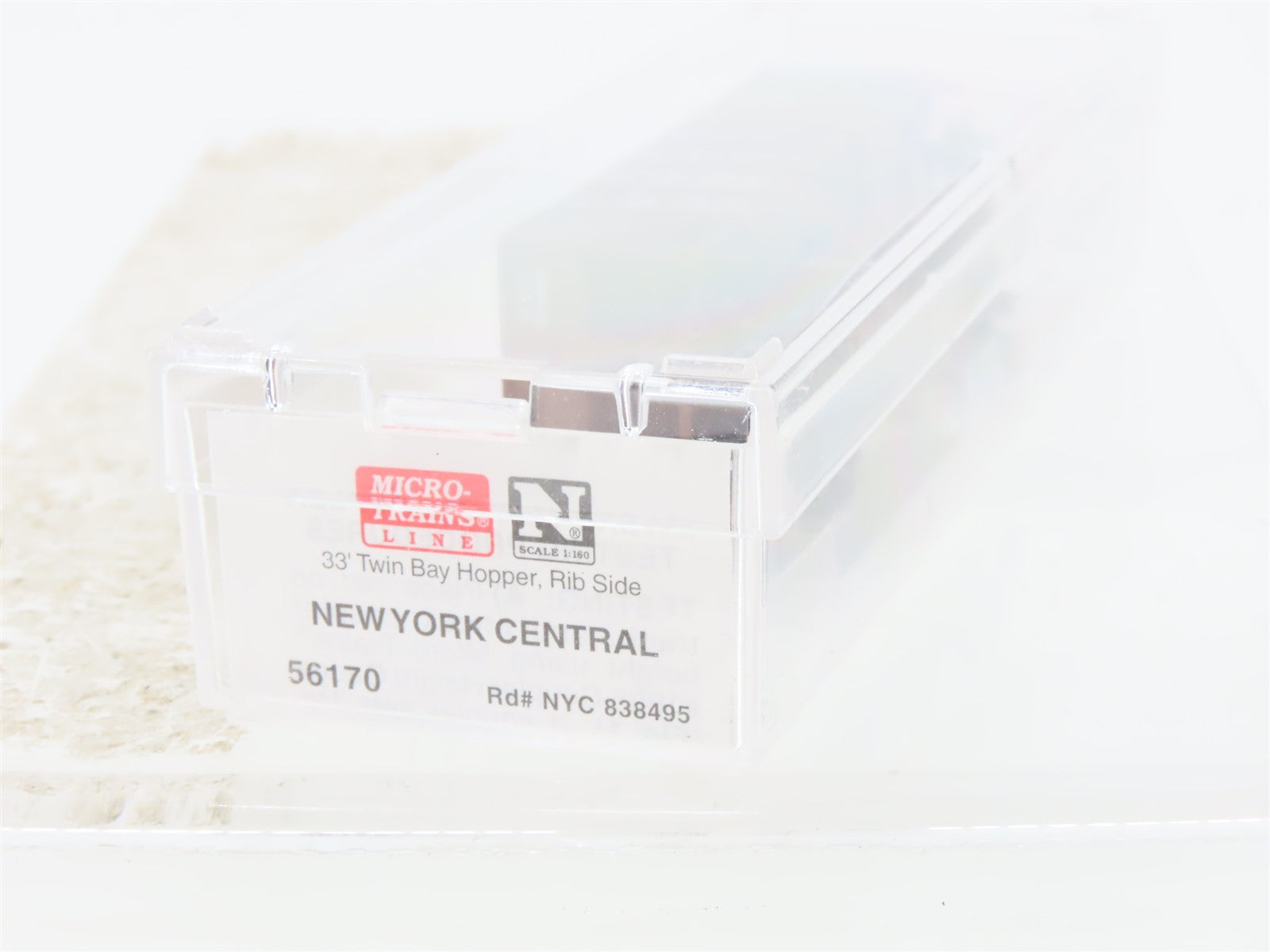 N Scale Micro-Trains MTL 56170 NYC New York Central 2-Bay Open Hopper #838495