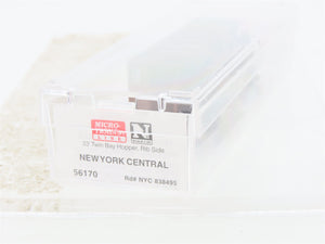 N Scale Micro-Trains MTL 56170 NYC New York Central 2-Bay Open Hopper #838495
