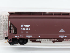 N Scale Micro-Trains MTL 94180 BNSF Railway 3-Bay Covered Hopper #420505
