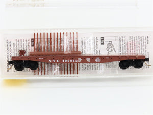 N Scale Micro-Trains MTL 45040 NYC New York Central 50' Flat Car #499853