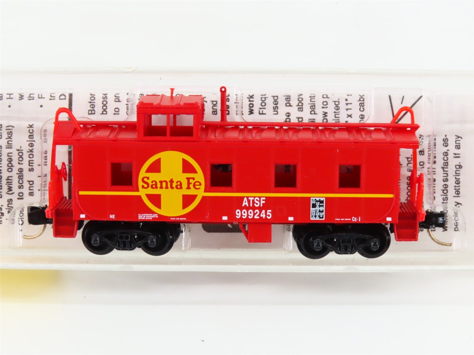 N Scale Micro-Trains MTL 100030 ATSF Santa Fe 36' Steel Side Caboose #999245