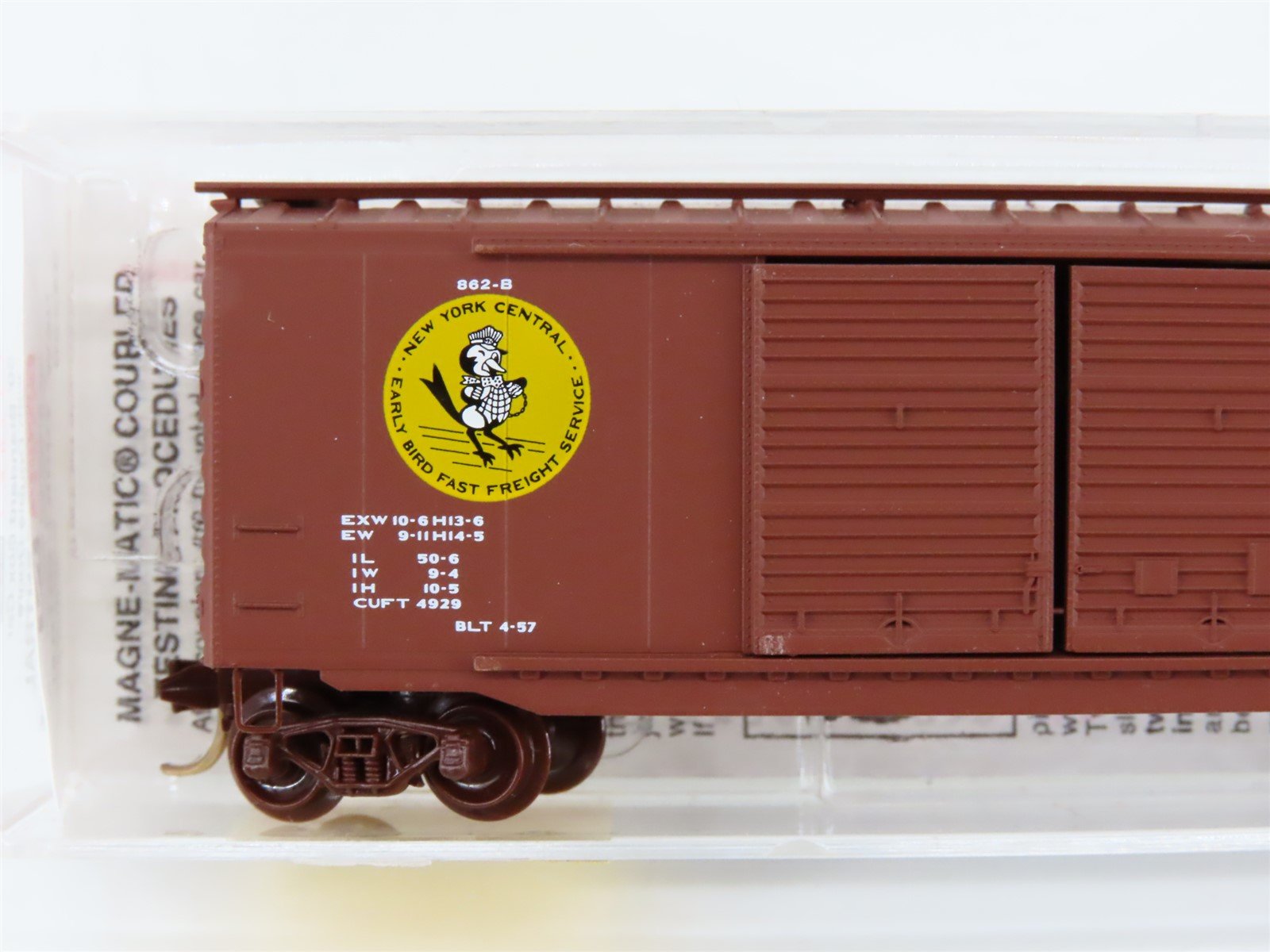 N Scale Micro-Trains MTL 34220 NYC New York Central Early Bird 50' Boxcar #45390