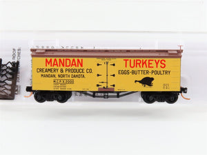 N Scale Micro-Trains MTL 05800090 MCPX Mandan Creamery & Produce 36' Reefer 2000