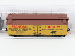 N Scale Micro-Trains MTL 05800090 MCPX Mandan Creamery & Produce 36' Reefer 2000