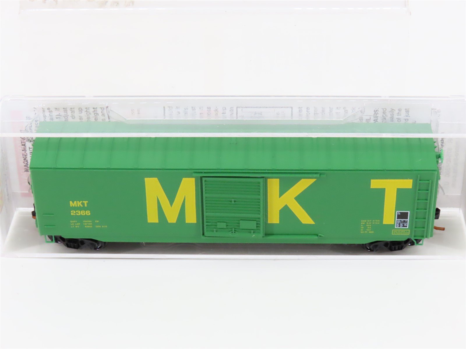 N Scale Micro-Trains MTL 07700211 MKT Missouri Kansas Texas 50' Box Car #2366