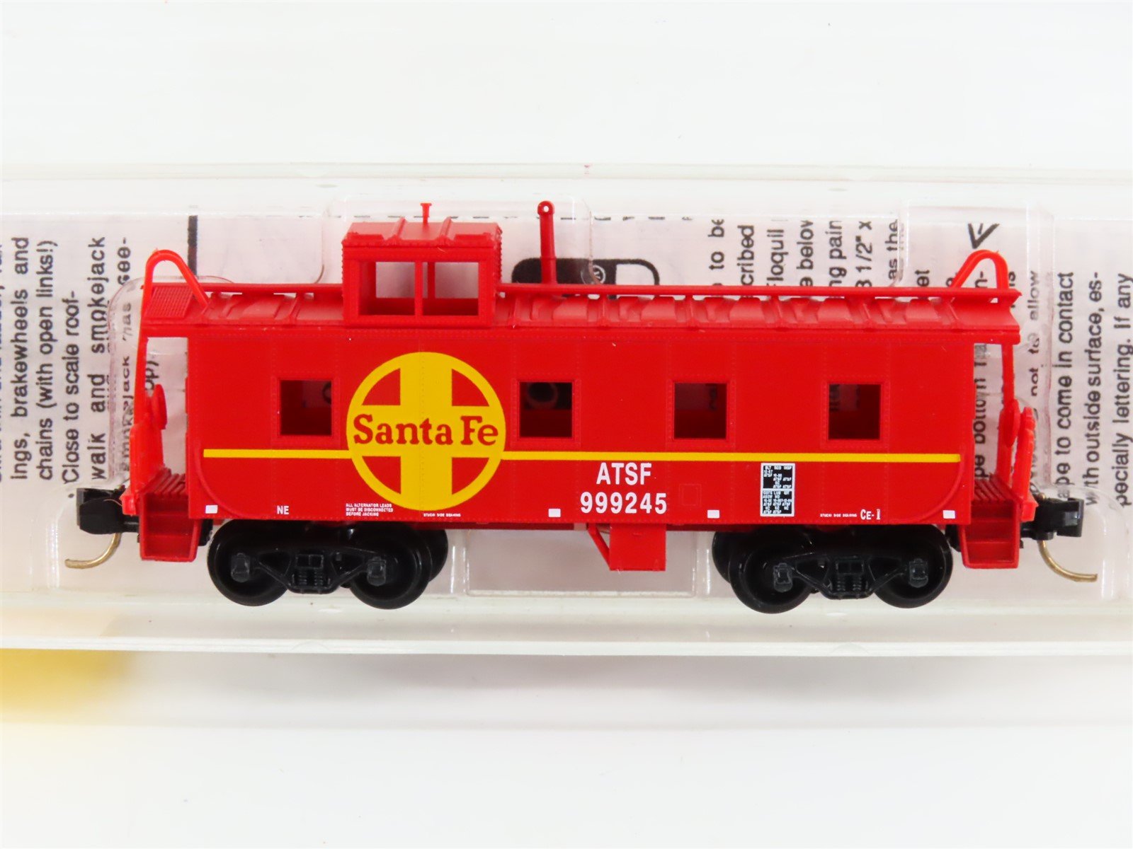 N Scale Micro-Trains MTL 100030 ATSF Santa Fe 36' Steel Side Caboose #999245