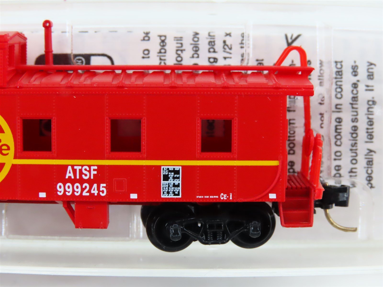 N Scale Micro-Trains MTL 100030 ATSF Santa Fe 36' Steel Side Caboose #999245