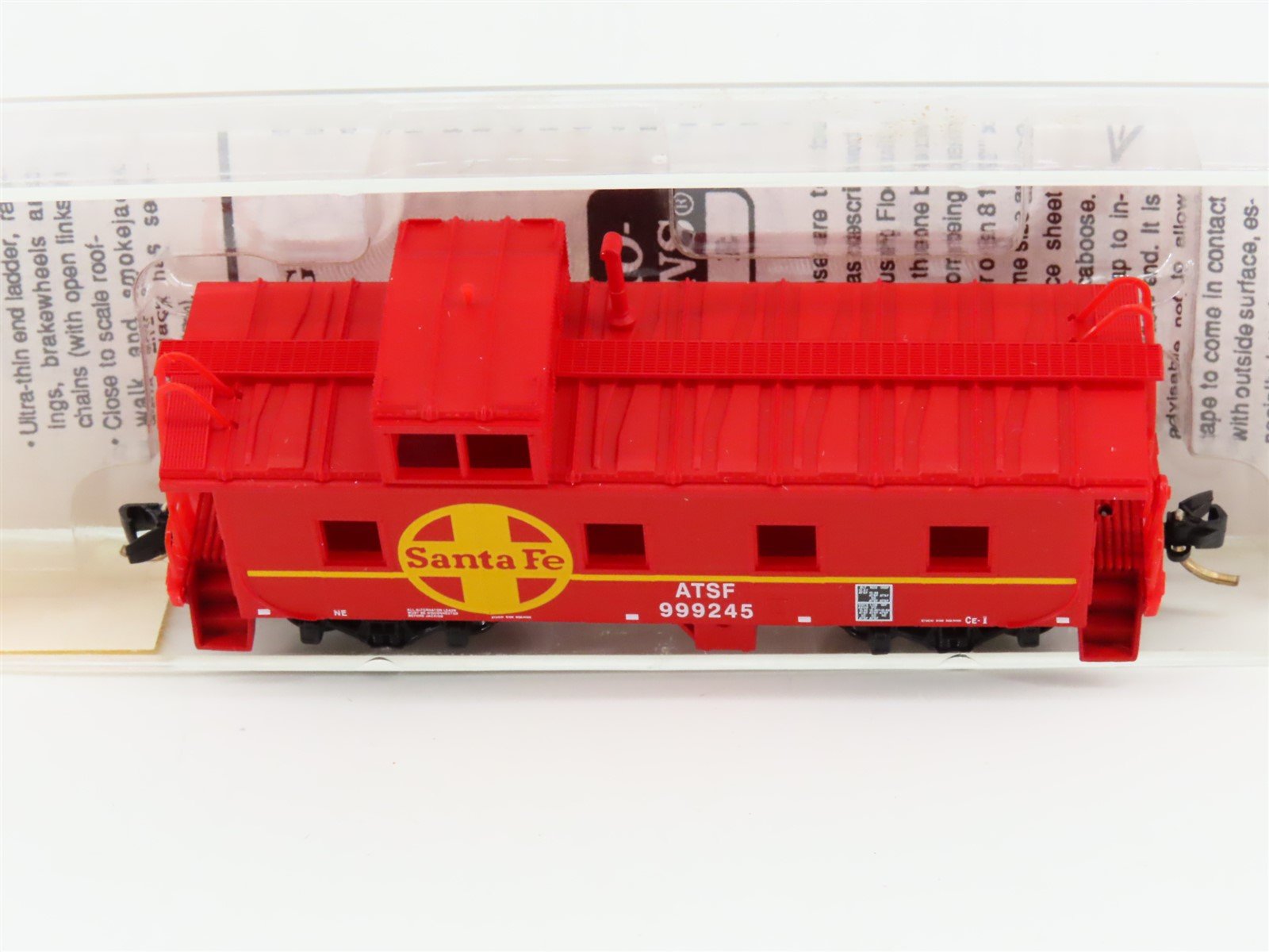 N Scale Micro-Trains MTL 100030 ATSF Santa Fe 36' Steel Side Caboose #999245