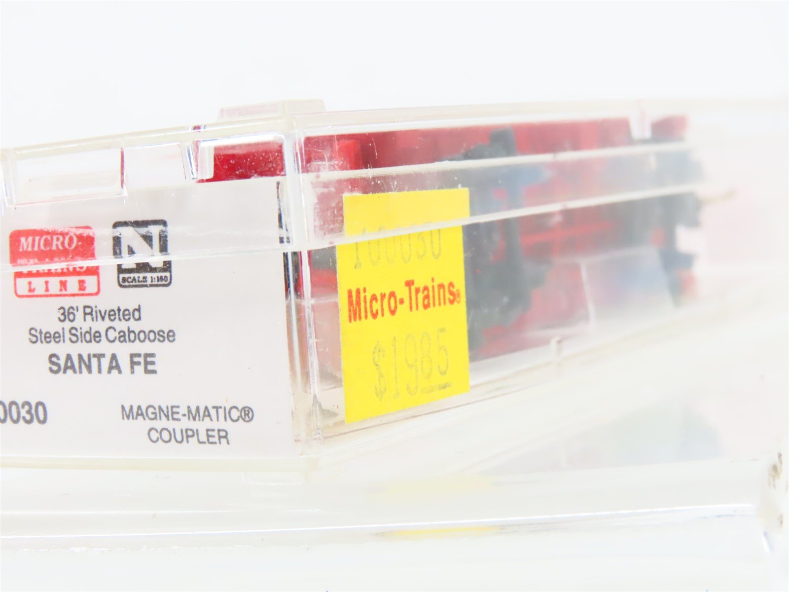 N Scale Micro-Trains MTL 100030 ATSF Santa Fe 36' Steel Side Caboose #999245