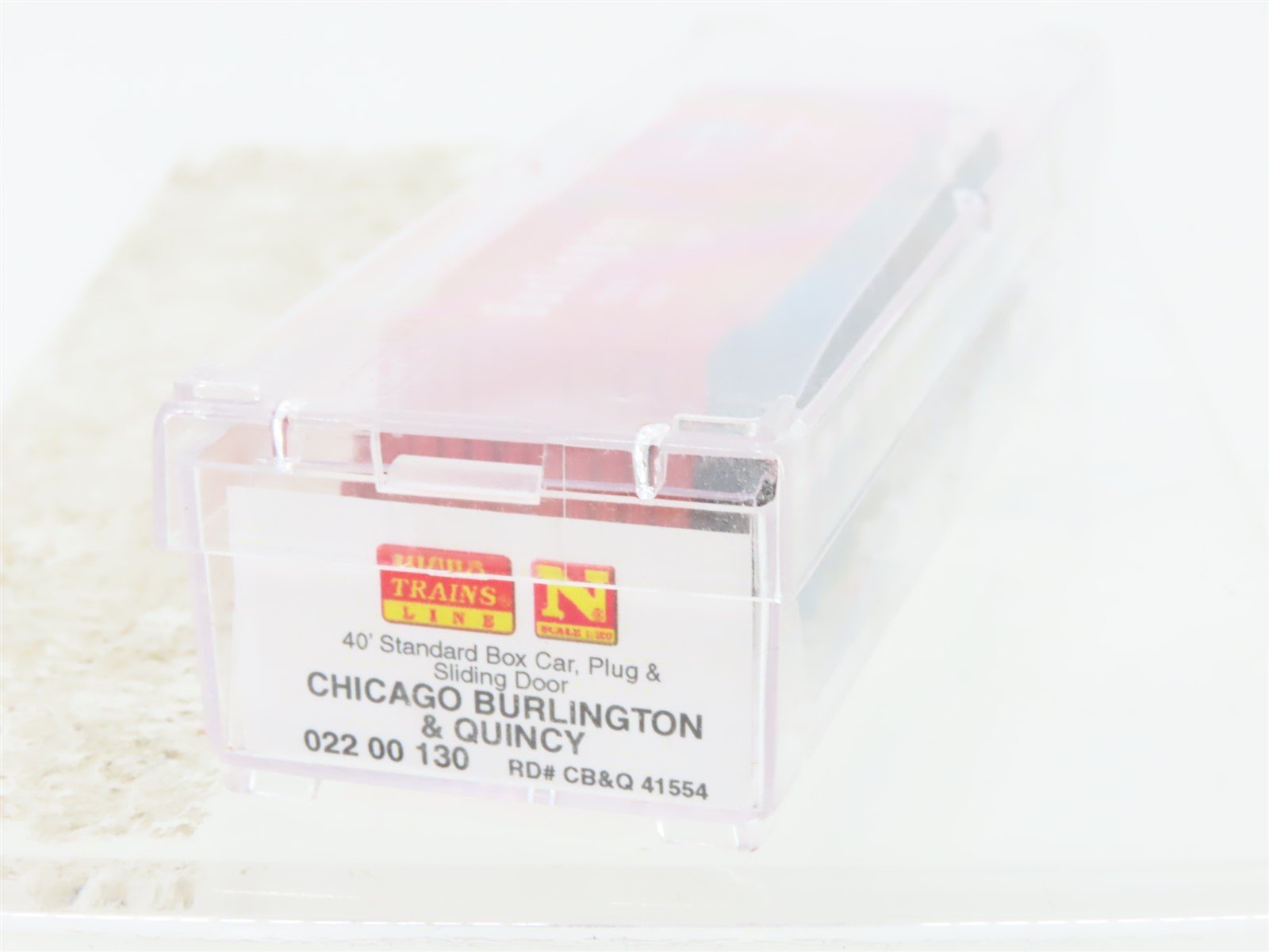 N Scale Micro-Trains MTL 02200130 CB&Q Burlington Route 40' Box Car #41554