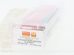 N Scale Micro-Trains MTL 02200130 CB&Q Burlington Route 40' Box Car #41554