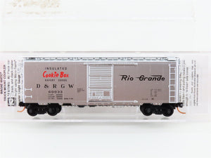 N Scale Micro-Trains MTL 02000110 D&RGW Rio Grande Cookie Box 40' Box Car #60033