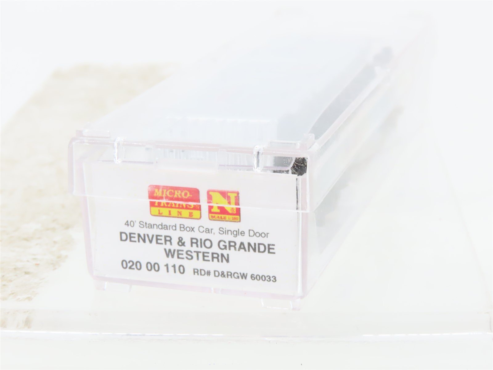 N Scale Micro-Trains MTL 02000110 D&RGW Rio Grande Cookie Box 40' Box Car #60033