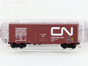 N Scale Micro-Trains MTL 07400150 CN Canadian National 40' Box Car #291147