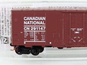 N Scale Micro-Trains MTL 07400150 CN Canadian National 40' Box Car #291147