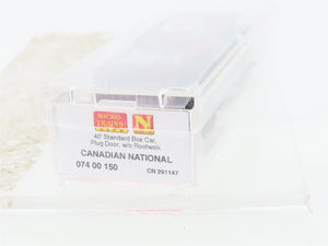 N Scale Micro-Trains MTL 07400150 CN Canadian National 40' Box Car #291147