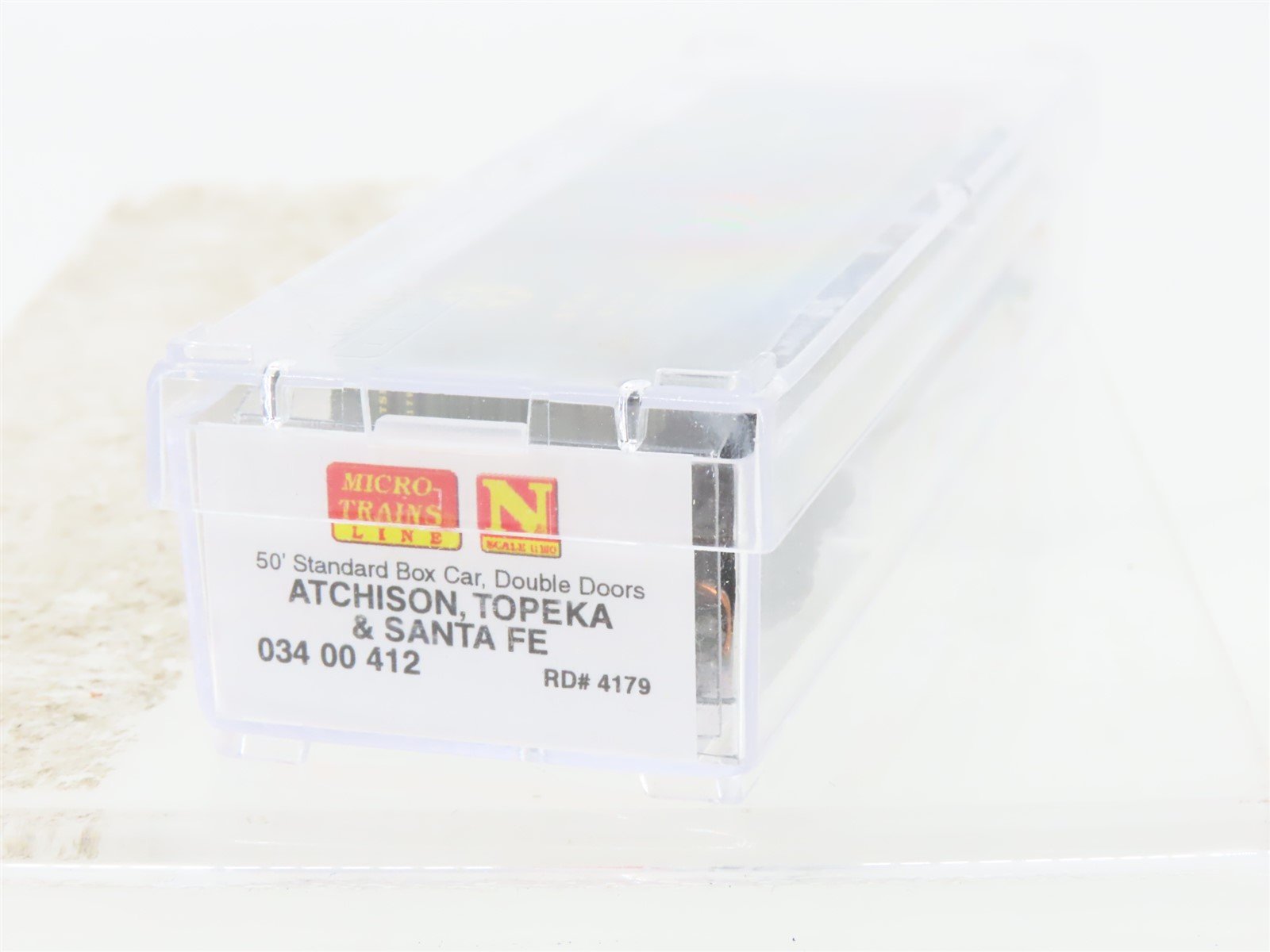 N Scale Micro-Trains MTL 03400412 ATSF Santa Fe 50' Double Door Box Car #4179