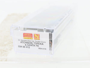 N Scale Micro-Trains MTL 03400412 ATSF Santa Fe 50' Double Door Box Car #4179