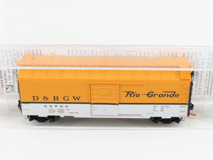 N Scale Micro-Trains MTL 02000866 D&RGW Rio Grande 40' Single Door Boxcar #69789