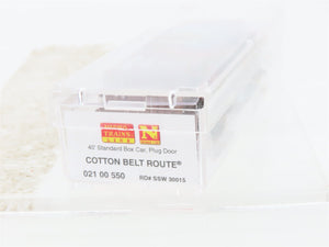 N Scale Micro-Trains MTL 02100550 SSW Cotton Belt Blue Streak 40' Box Car #30015