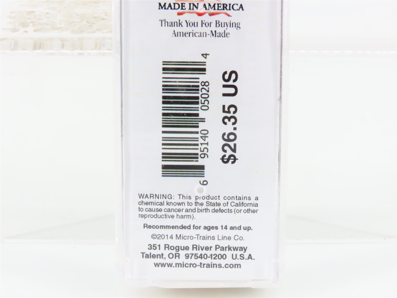 N Scale Micro-Trains MTL 02000936 CP Rail Canadian Pacific 40' Box Car #58702