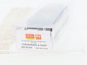 N Scale Micro-Trains MTL 02000876 C&O Chesapeake & Ohio 40' Boxcar 18719 w/ Load