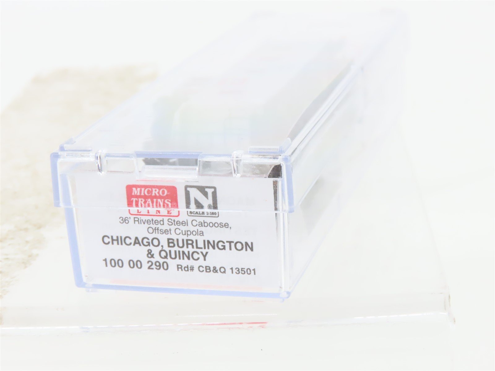 N Scale Micro-Trains MTL 10000290 CB&Q Burlington Route 36' Caboose #13501