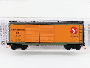 N Scale Micro-Trains MTL 02300312 GN Glacier National Park 40' Box Car #38780