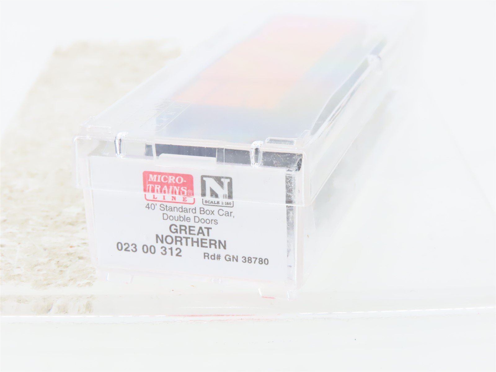 N Scale Micro-Trains MTL 02300312 GN Glacier National Park 40' Box Car #38780
