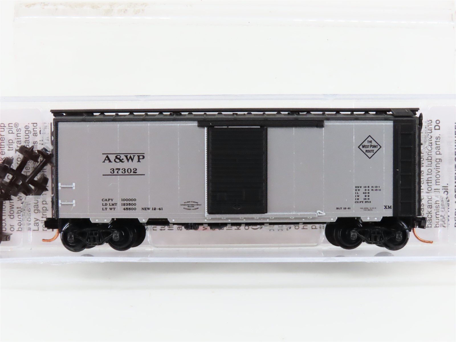 N Scale Micro-Trains MTL 02000746 S&WP The West Point Route 40' Box Car #37302