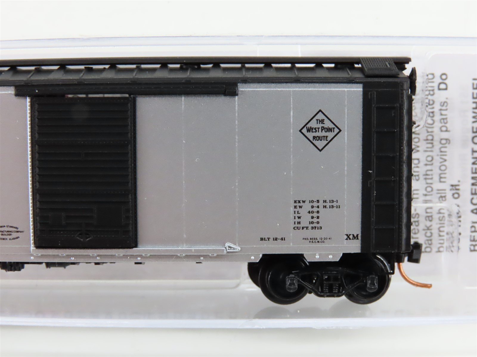 N Scale Micro-Trains MTL 02000746 S&WP The West Point Route 40' Box Car #37302