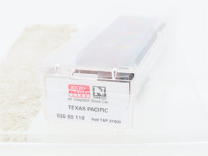 N Micro-Trains MTL 03500110 T&P Texas & Pacific 40' Despatch Stock Car #21600