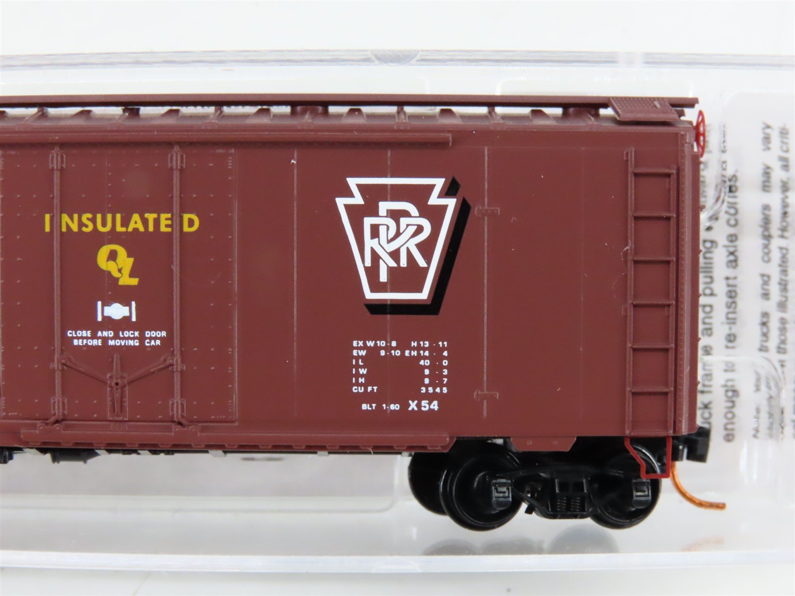 N Scale Micro-Trains MTL 02100886 PRR Pennsylvania 40' Plug Door Box Car #19103